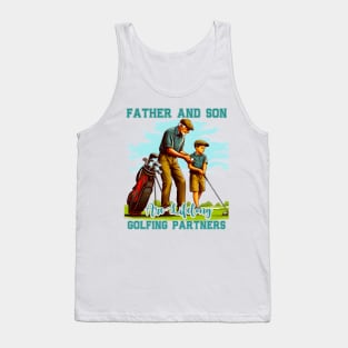 Funny Golf Father & Son Matching Bass Dady Dad Boys Tank Top